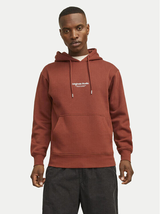 Толстовка свободного кроя Jack&Jones, коричневый 
Толстовка свободного кроя Jack&Jones, коричневый