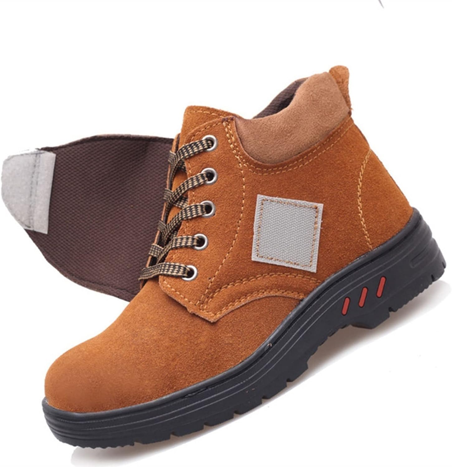 Защитная обувь для мужчин с стальным носком, легкие кроссовки для женщин, дышащие промышленные кроссовки (Цвет: коричневый, Размер: 10,5 US) Hisxus
Защитная обувь для мужчин с стальным носком, легкие кроссовки для женщин, дышащие промышленные кроссовки (Цвет: коричневый, Размер: 10,5 US) Hisxus