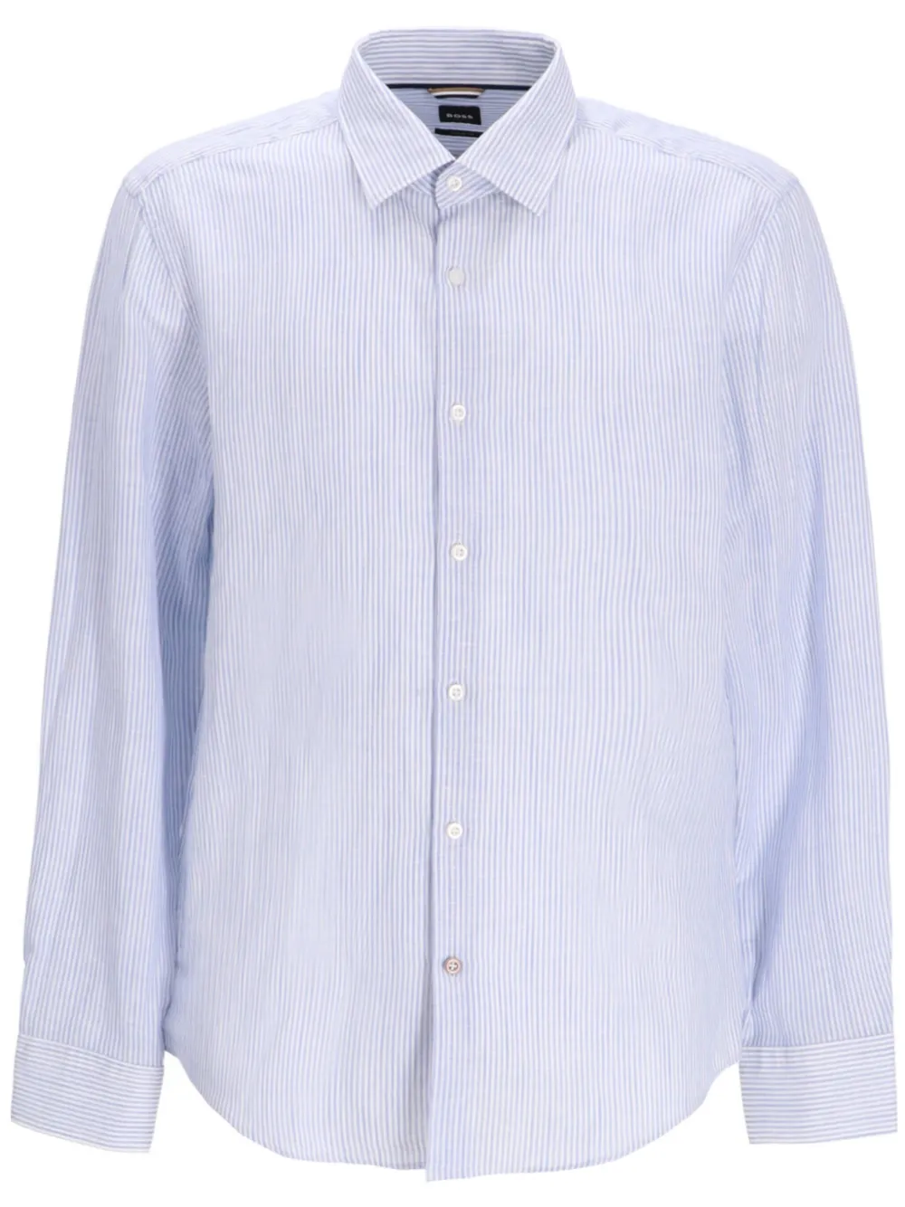 Льняная рубашка в полоску Boss, синий
Льняная рубашка в полоску Boss, синий