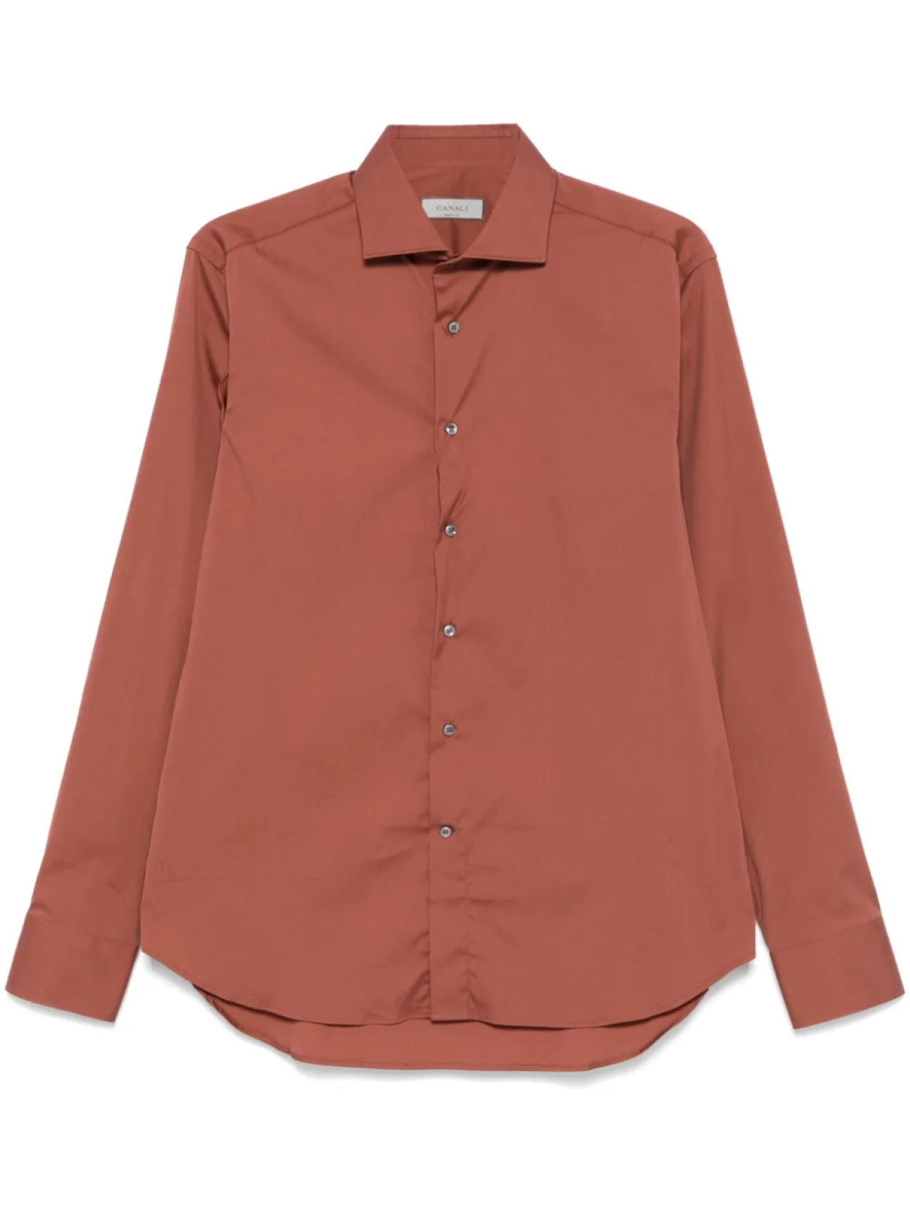 Поплиновая рубашка Canali, коричневый
Поплиновая рубашка Canali, коричневый