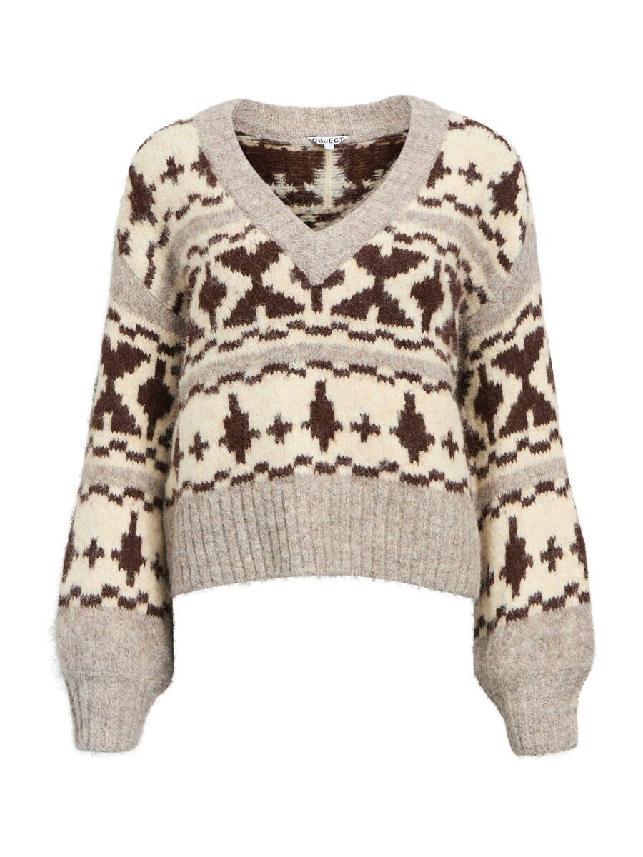 Свитер OBJECT OBJAZTEC, Cream/Mottled Beige
Свитер OBJECT OBJAZTEC, Cream/Mottled Beige