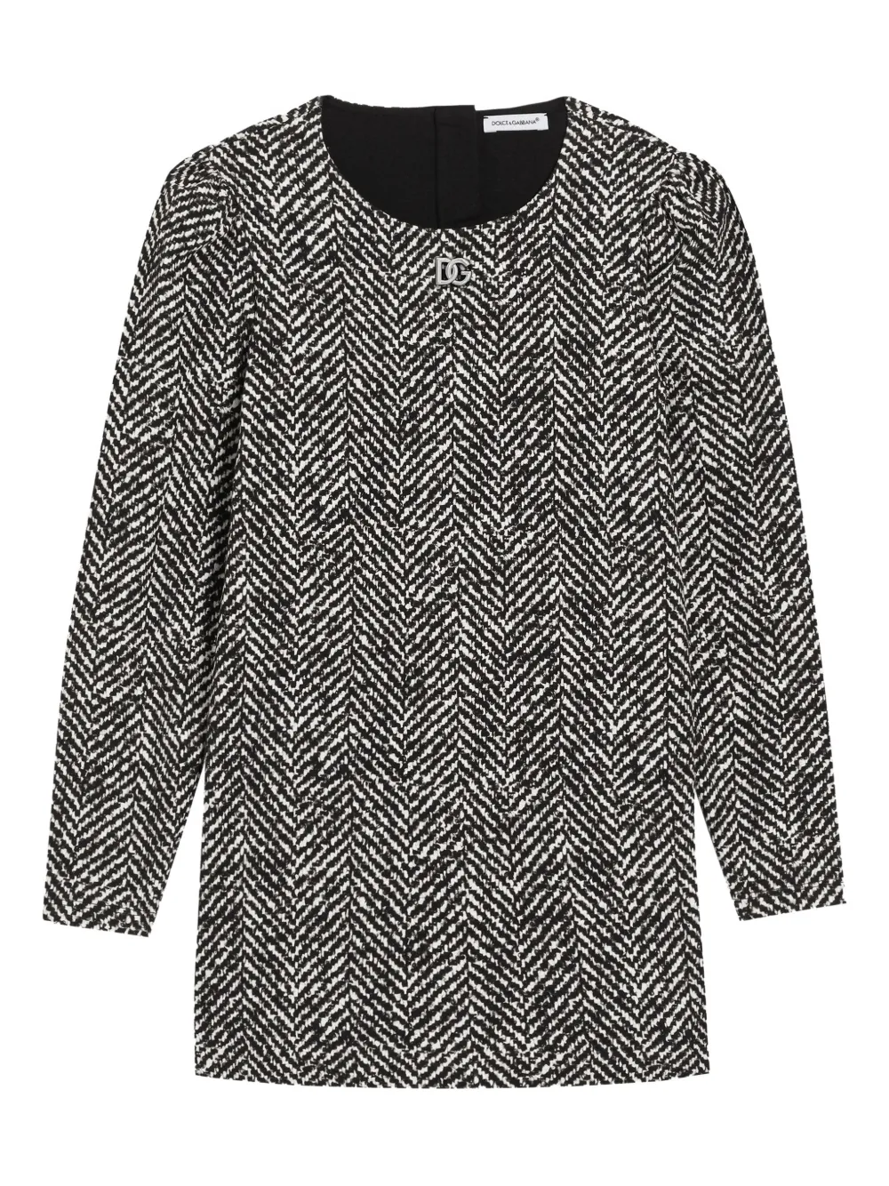 Платье с узором в елочку Dolce & Gabbana Kids, черный
Платье с узором в елочку Dolce & Gabbana Kids, черный