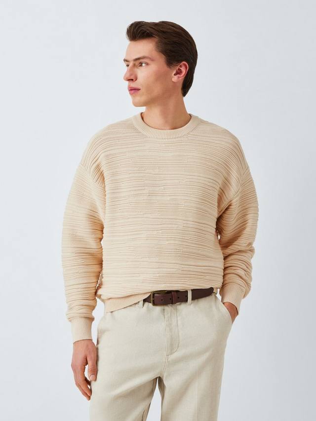 Хлопковый джемпер с резинкой и круглым вырезом John Lewis, Ecru
Хлопковый джемпер с резинкой и круглым вырезом John Lewis, Ecru