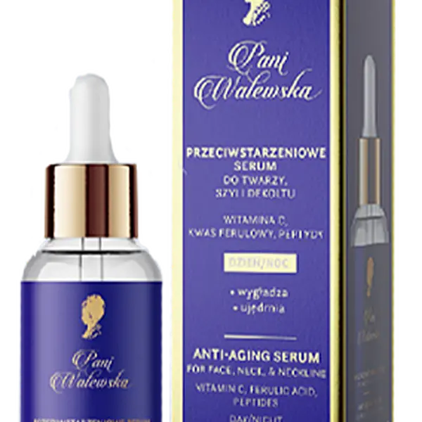 Антивозрастная сыворотка для лица, шеи и декольте, 30 мл Pani Walewska
Антивозрастная сыворотка для лица, шеи и декольте, 30 мл Pani Walewska