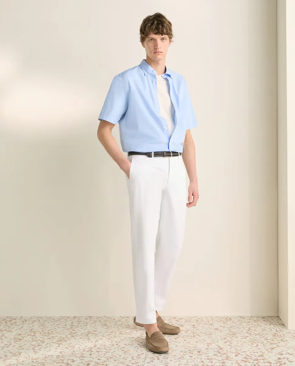 Мужская спортивная рубашка из поплина с коротким рукавом Emidio Tucci, синий
Мужская спортивная рубашка из поплина с коротким рукавом Emidio Tucci, синий