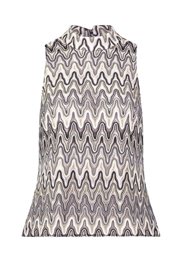 Укороченный топ с воротником-стойкой Betty Barclay, мультиколор
Укороченный топ с воротником-стойкой Betty Barclay, мультиколор