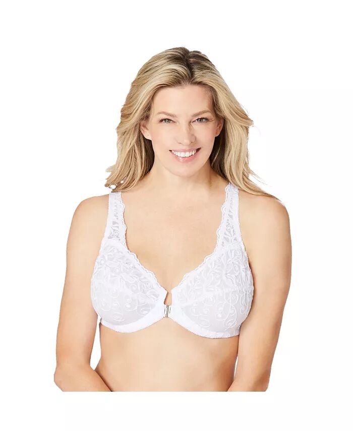 Женский бюстгальтер на косточках с вышивкой и застежкой спереди, размер плюс Amoureuse, белый
Женский бюстгальтер на косточках с вышивкой и застежкой спереди, размер плюс Amoureuse, белый