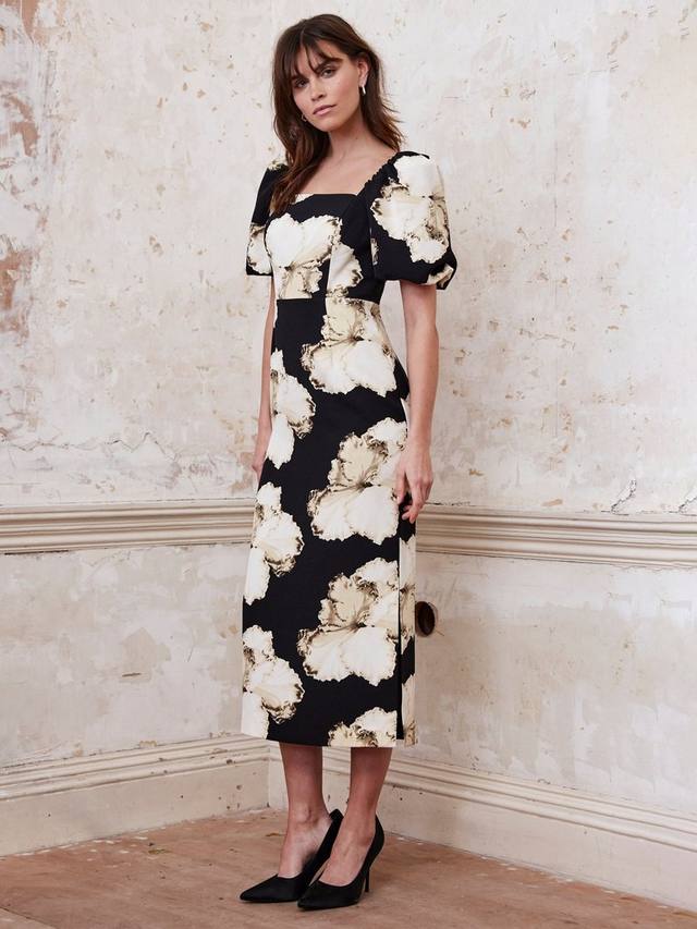 Миди-платье с цветочным квадратным вырезом Mint Velvet, черный/разноцветный
Миди-платье с цветочным квадратным вырезом Mint Velvet, черный/разноцветный