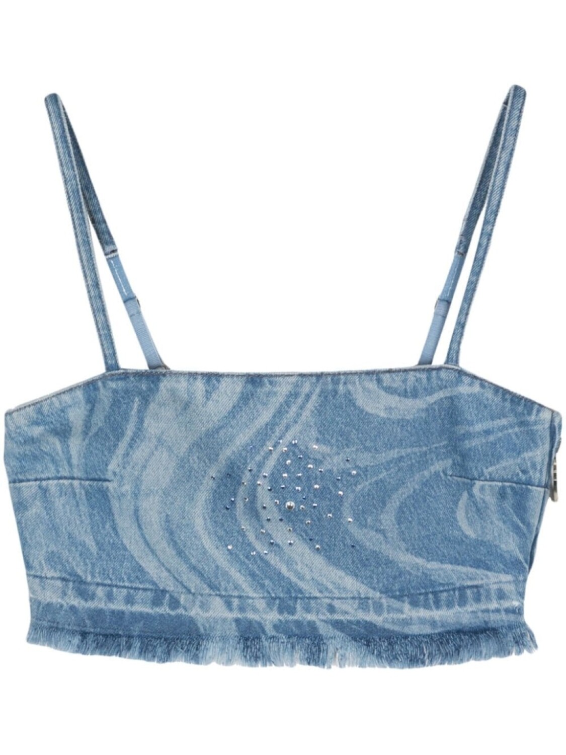 Patrizia Pepe укороченный джинсовый топ с кристаллами, синий
Patrizia Pepe укороченный джинсовый топ с кристаллами, синий