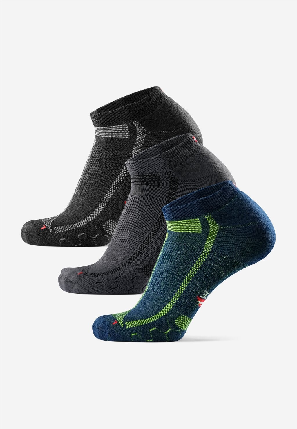 Носки для тренировок 3 PACK Danish Endurance, черный 
Носки для тренировок 3 PACK Danish Endurance, черный