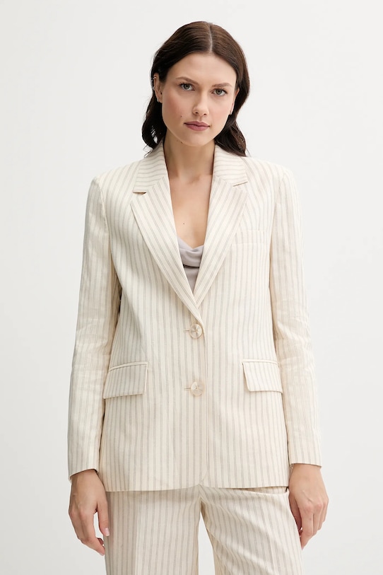 Жакет с добавлением льна Sisley, бежевый
Жакет с добавлением льна Sisley, бежевый