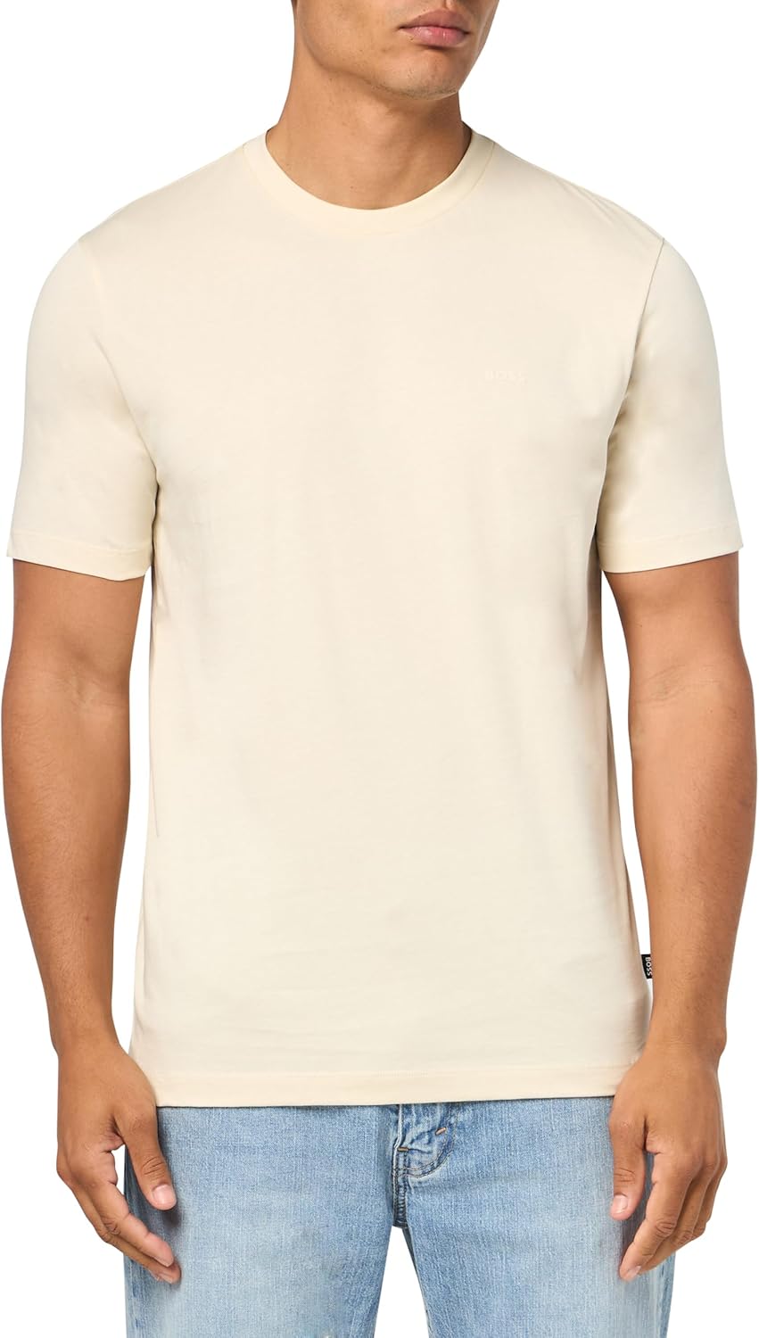 Мужская футболка BOSS из мягкого джерси с круглым вырезом и логотипом на груди, Almond Milk
Мужская футболка BOSS из мягкого джерси с круглым вырезом и логотипом на груди, Almond Milk