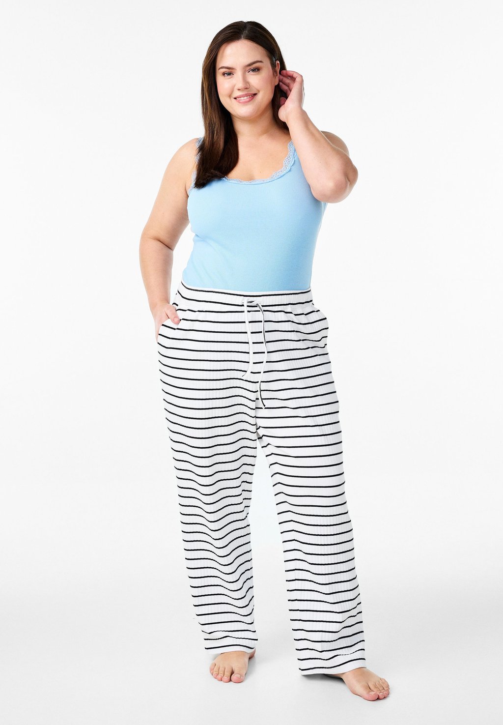 Пижамные штаны Zizzi, белый
Пижамные штаны Zizzi, белый