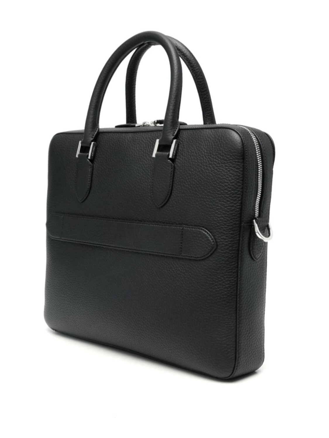 Портфель из шагреневой кожи Aspinal Of London, черный 
Портфель из шагреневой кожи Aspinal Of London, черный