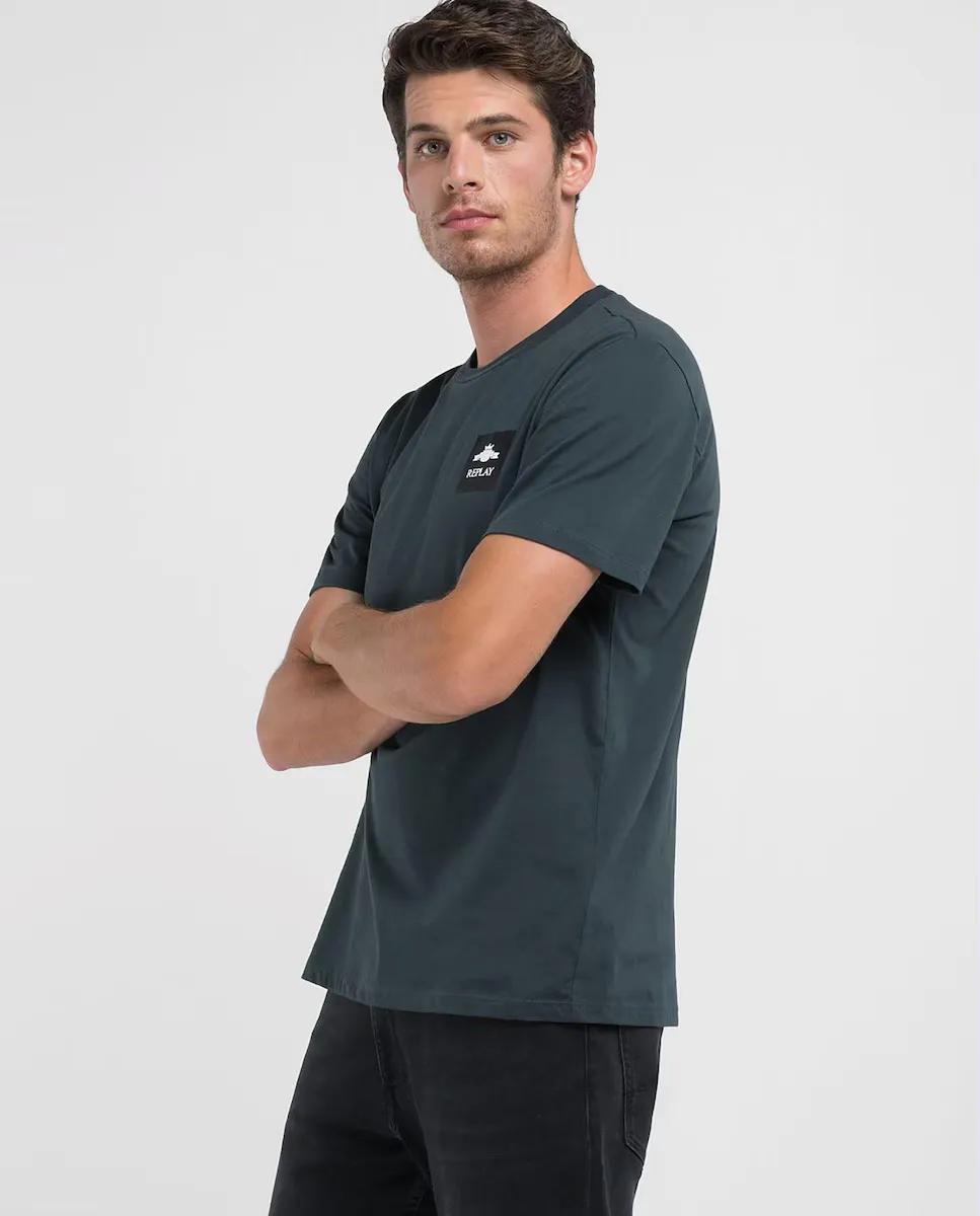 Футболка мужская с короткими рукавами и круглым вырезом Replay, темно-синий
Футболка мужская с короткими рукавами и круглым вырезом Replay, темно-синий