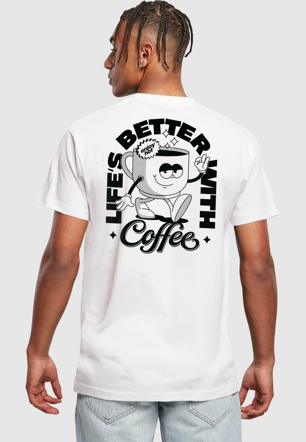 Футболка с принтом BETTER WITH COFFEE TEE Mister Tee, белый
Футболка с принтом BETTER WITH COFFEE TEE Mister Tee, белый
