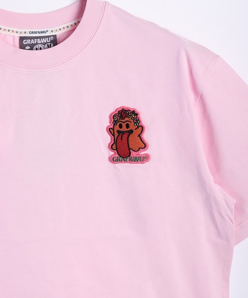 Футболка классическая с коротким рукавом, принт Ghost, вышивка GRAF&WU, розовый
Футболка классическая с коротким рукавом, принт Ghost, вышивка GRAF&WU, розовый