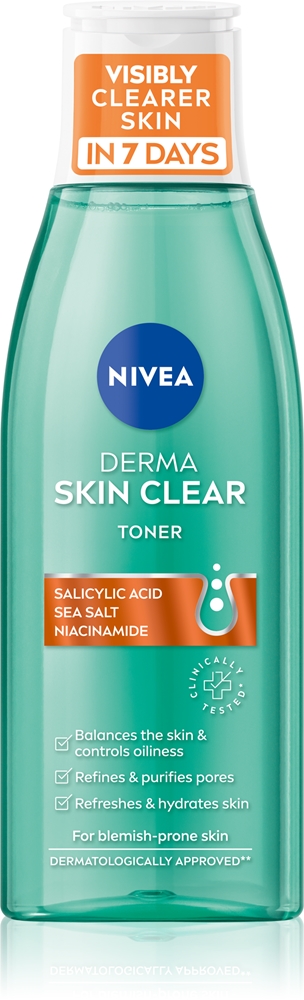 Очищающая вода для лица Derma skin clear Nivea, 200 мл
Очищающая вода для лица Derma skin clear Nivea, 200 мл