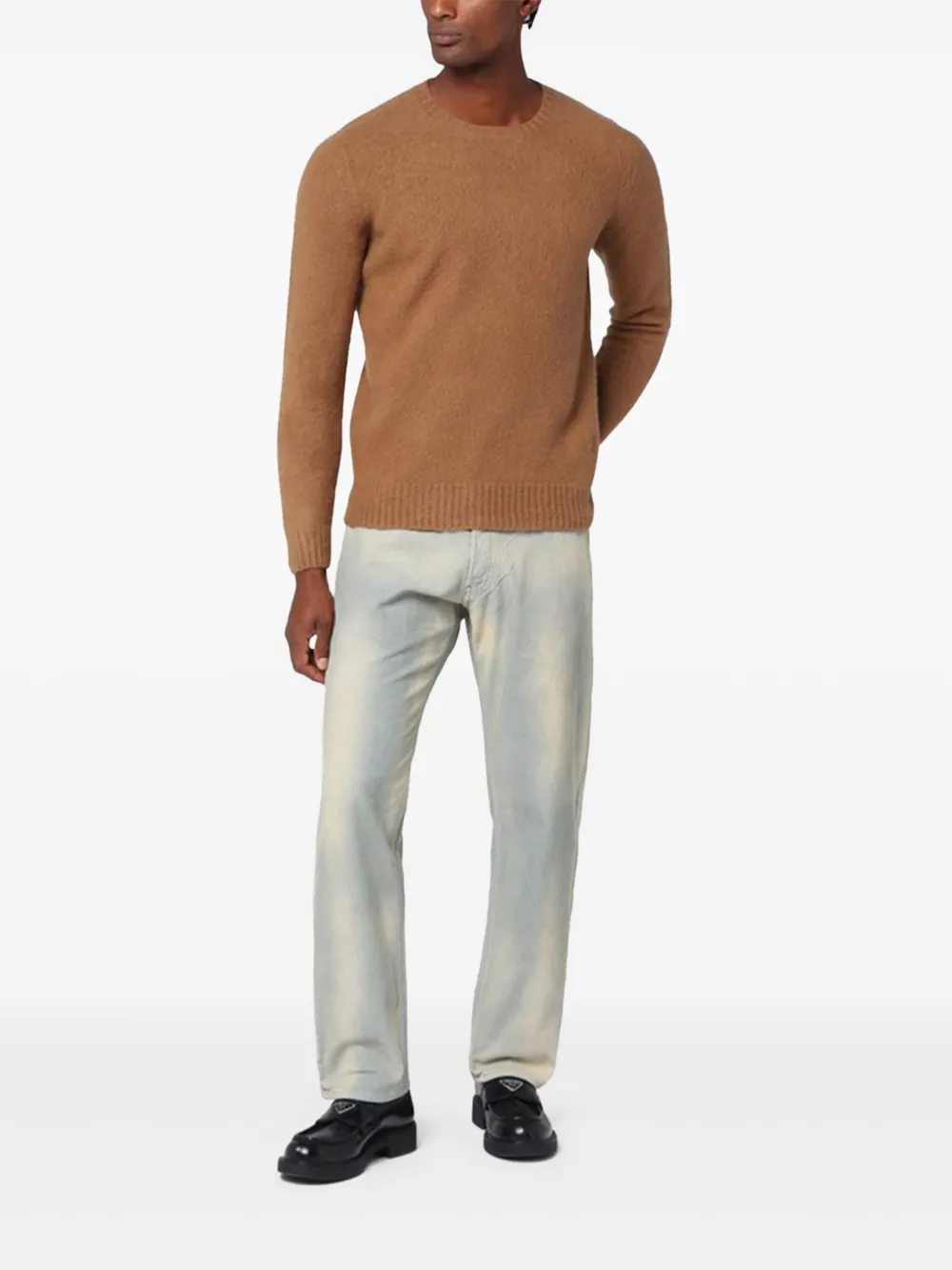 Свитер с круглым вырезом Drumohr, коричневый
Свитер с круглым вырезом Drumohr, коричневый