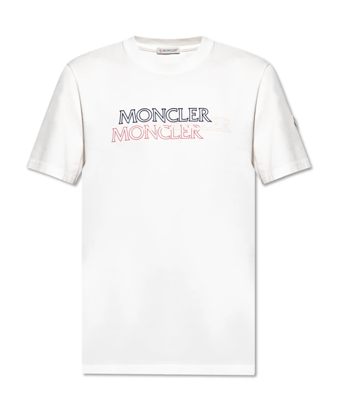 Футболка с напечатанным логотипом Moncler, белый
Футболка с напечатанным логотипом Moncler, белый