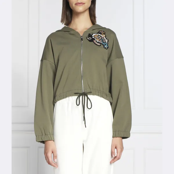 Укороченная толстовка Crypt Max&Co., зеленый
Укороченная толстовка Crypt Max&Co., зеленый