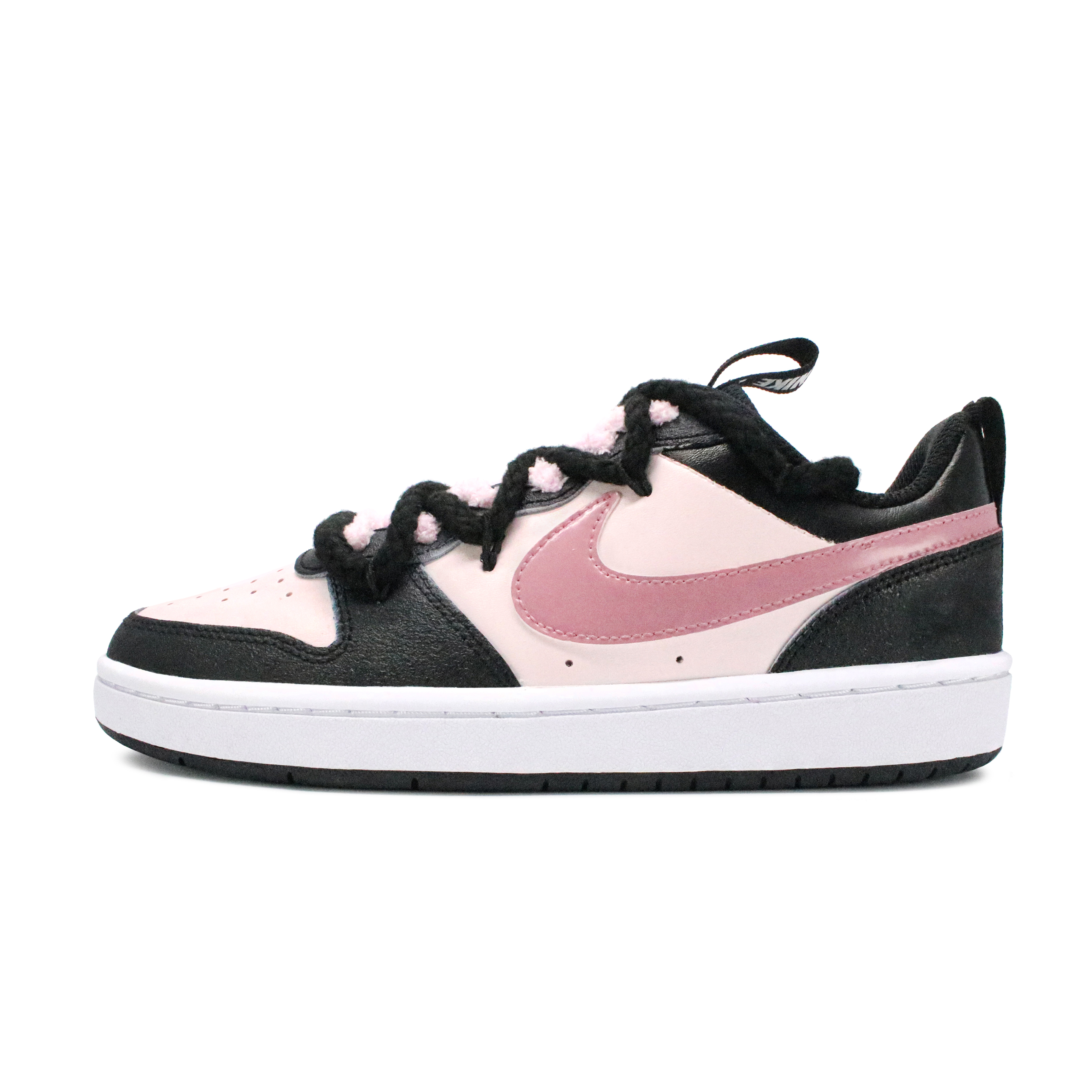 Детские кроссовки для скейтбординга Court Borough 2 с противоскользящей и износостойкой подошвой и низким верхом для подростков Nike, черный/розовый
Детские кроссовки для скейтбординга Court Borough 2 с противоскользящей и износостойкой подошвой и низким верхом для подростков Nike, черный/розовый