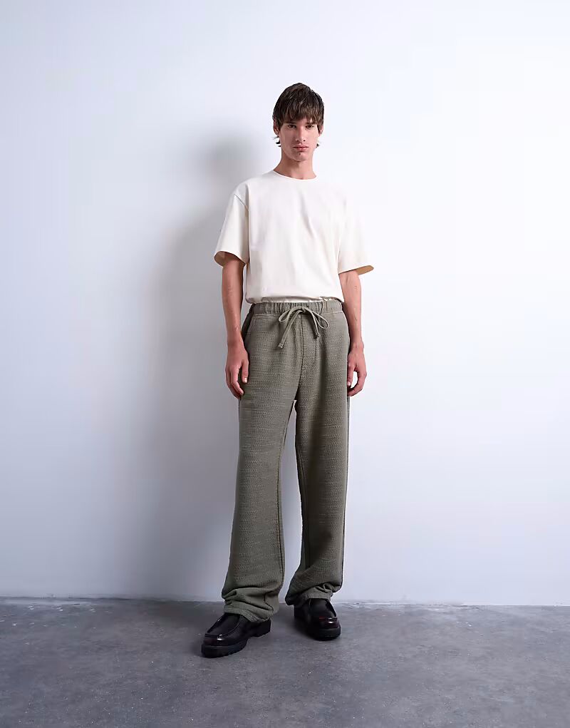 Брюки мешковатого кроя цвета хаки Topman
Брюки мешковатого кроя цвета хаки Topman