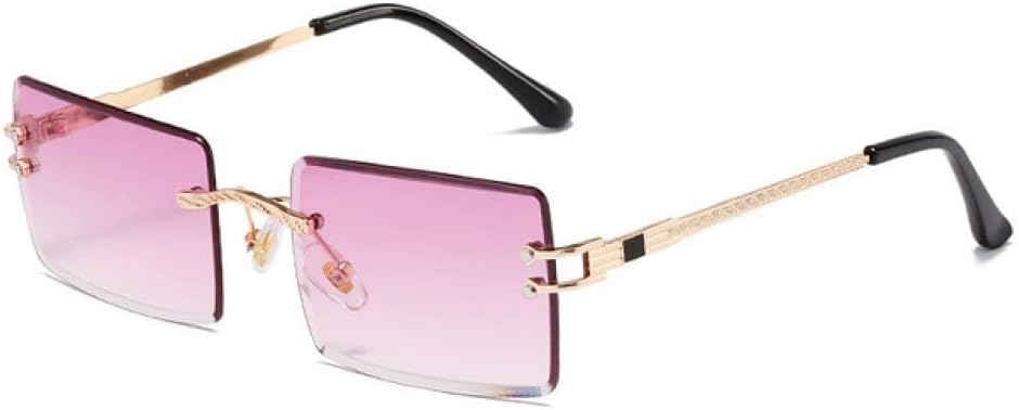 Солнцезащитные очки без оправы прямоугольной формы для женщин, очки без оправы для мужчин, сверхлегкие солнцезащитные очки с защитой от УФ-излучения UV400 LANGSER, Gold Purple
Солнцезащитные очки без оправы прямоугольной формы для женщин, очки без оправы для мужчин, сверхлегкие солнцезащитные очки с защитой от УФ-излучения UV400 LANGSER, Gold Purple