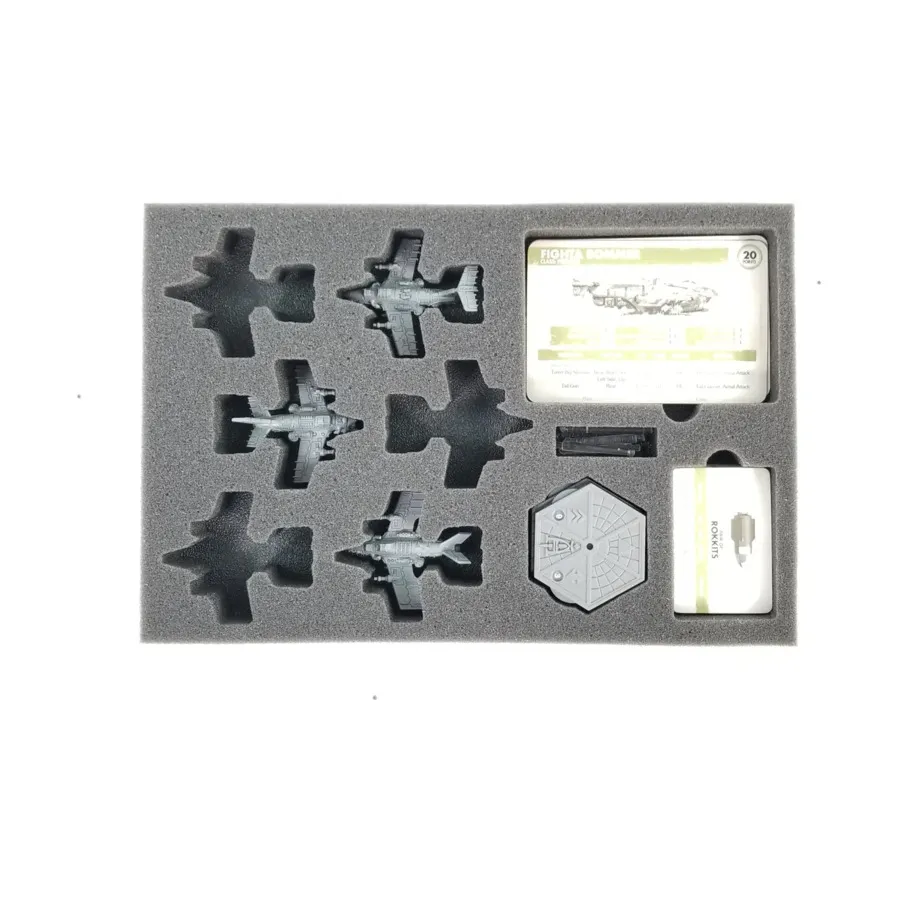 Dakkajet Any Build Пенопластовый лоток (полетные стойки в разобранном виде), Battle Foam - Games Workshop - Aeronautica Imperialis
Dakkajet Any Build Пенопластовый лоток (полетные стойки в разобранном виде), Battle Foam - Games Workshop - Aeronautica Imperialis