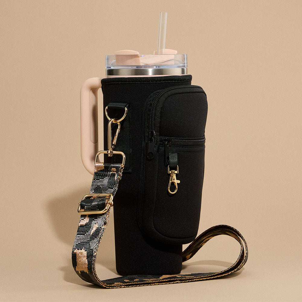 Сумка-переноска с леопардовым узором и ремешком через плечо FASHNZFAB
Сумка-переноска с леопардовым узором и ремешком через плечо FASHNZFAB