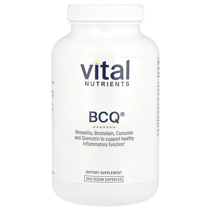 Vital Nutrients, BCQ, 240 веганских капсул
Vital Nutrients, BCQ, 240 веганских капсул