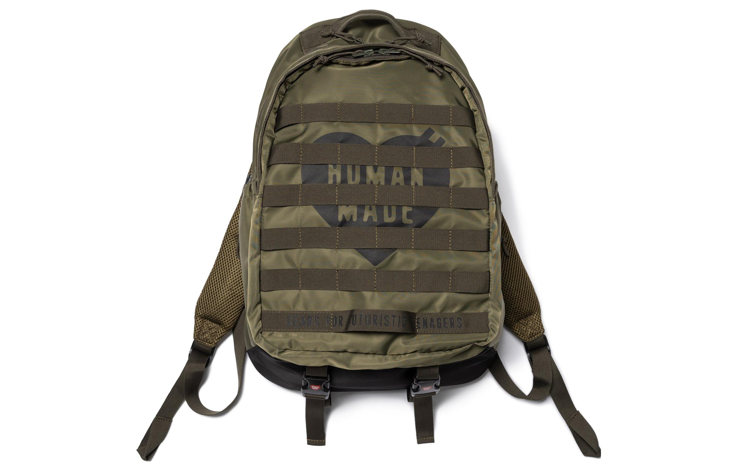 Нейлоновый рюкзак обычный унисекс оливково-зеленый HUMAN MADE
Нейлоновый рюкзак обычный унисекс оливково-зеленый HUMAN MADE