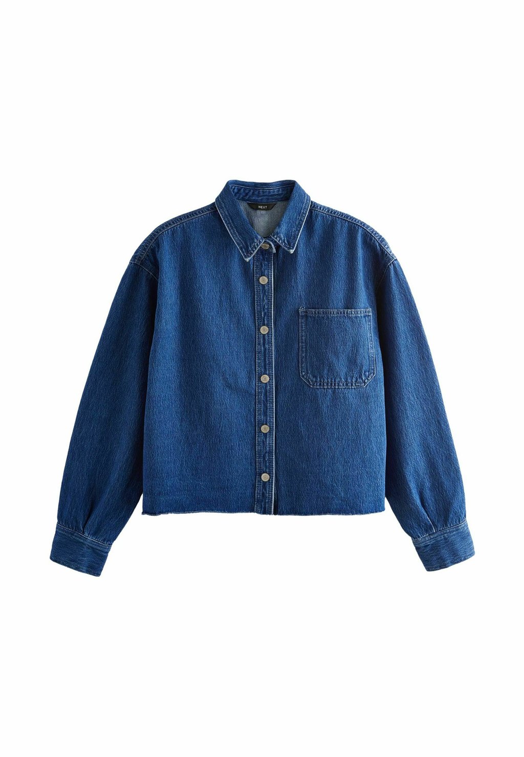 Блузка на пуговицах Next, синий
Блузка на пуговицах Next, синий