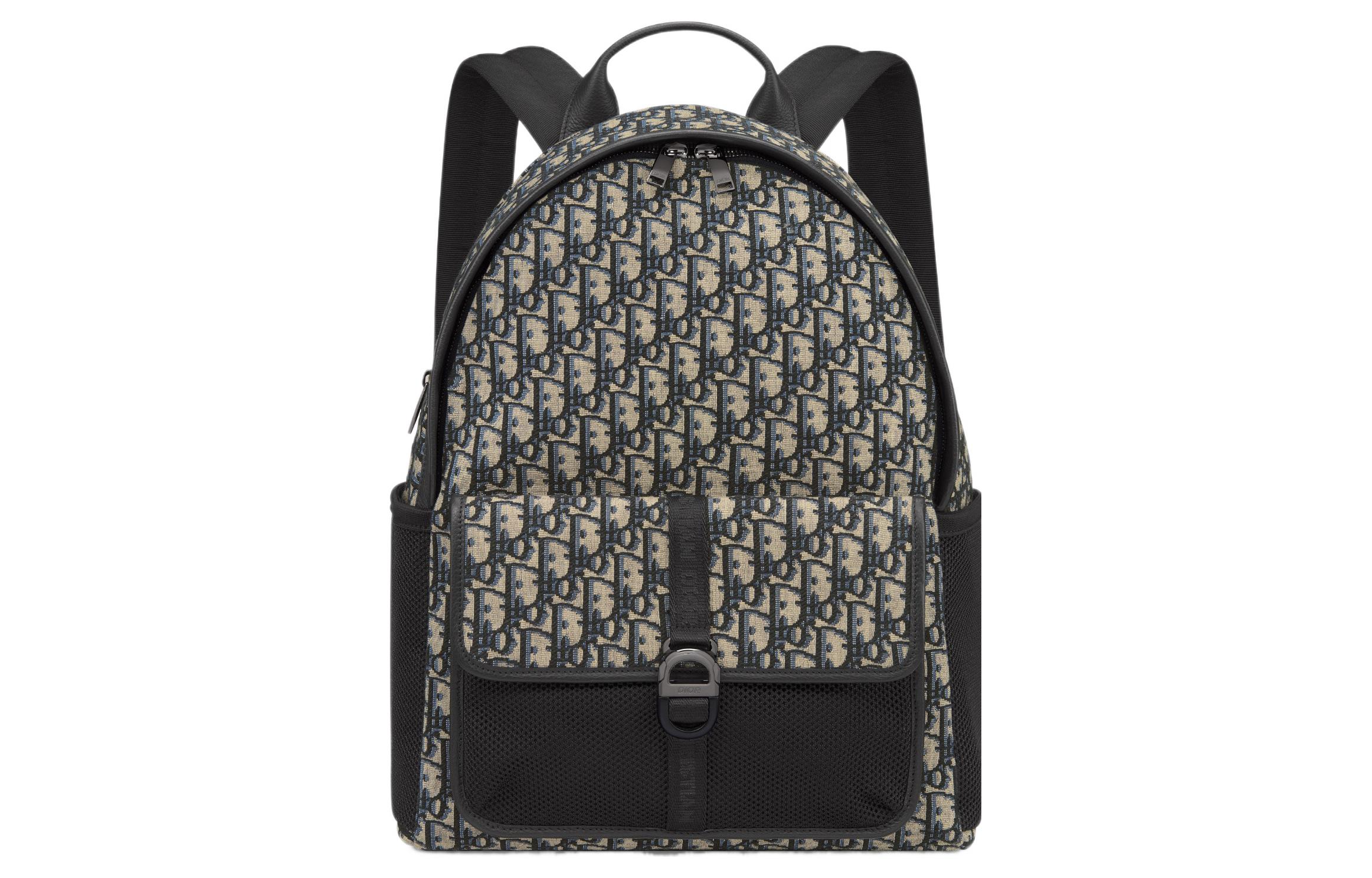 DIOR Косой принт рюкзак мужской бежевый и черный
DIOR Косой принт рюкзак мужской бежевый и черный