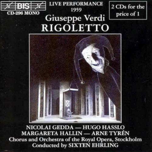 CD диск Verdi / Gedda / Hallin / Ehrling: Rigoletto
CD диск Verdi / Gedda / Hallin / Ehrling: Rigoletto