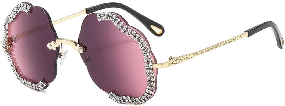 Солнцезащитные очки без оправы с бриллиантами 2027 года для вечеринок, винтажные солнцезащитные очки для женщин и мужчин, защита от ультрафиолета UV400 MTZJH, Purple Pink
Солнцезащитные очки без оправы с бриллиантами 2027 года для вечеринок, винтажные солнцезащитные очки для женщин и мужчин, защита от ультрафиолета UV400 MTZJH, Purple Pink