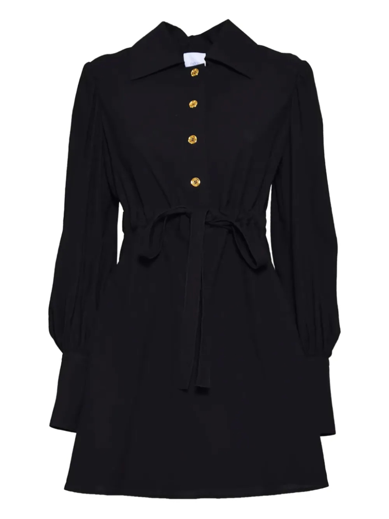 Мини-платье Patou с поясом, черный
Мини-платье Patou с поясом, черный