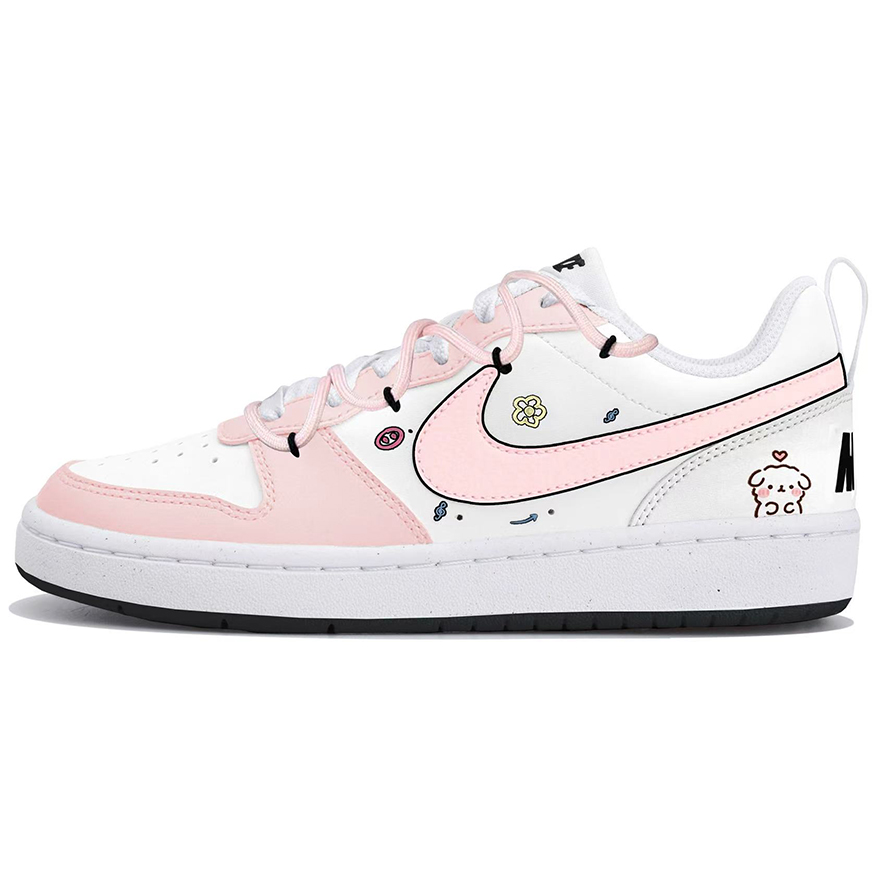 Nike Court Borough низкие скейтерские кроссовки белые розовые детские
Nike Court Borough низкие скейтерские кроссовки белые розовые детские