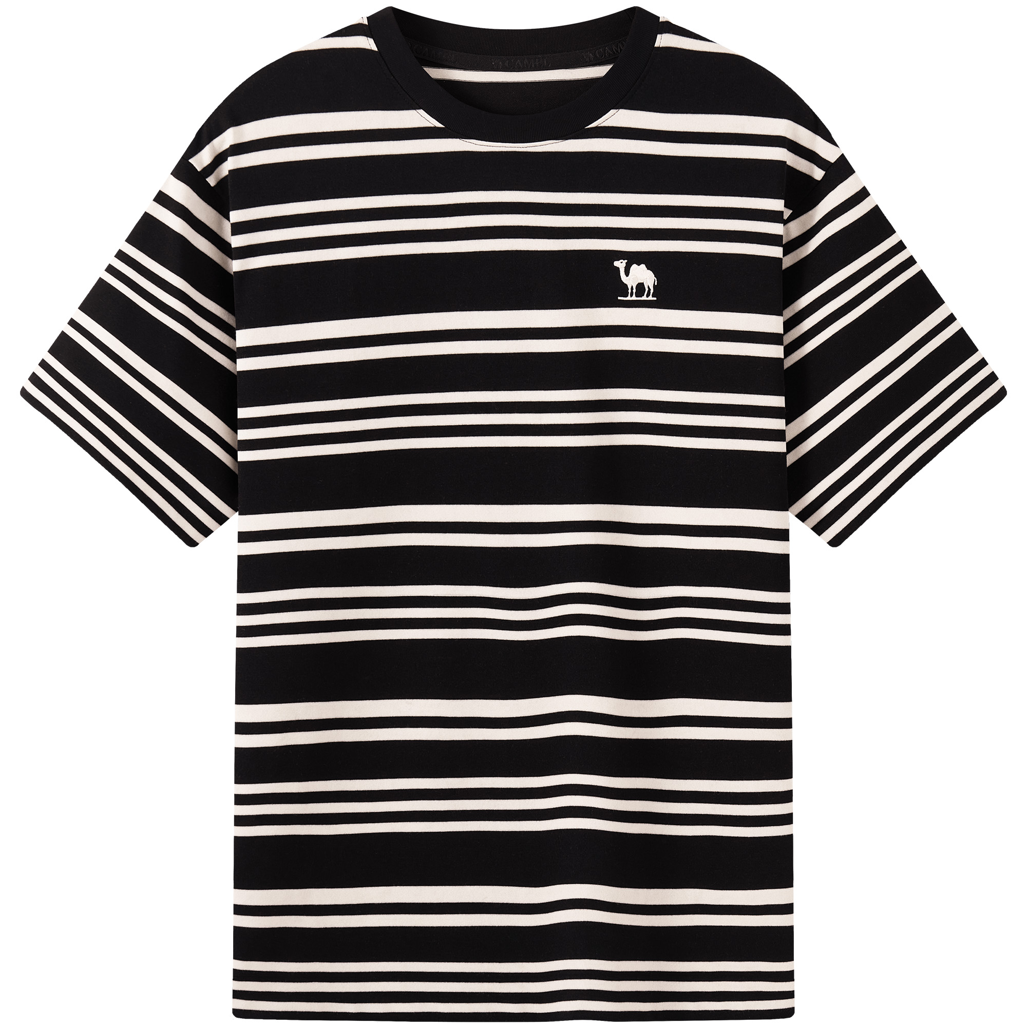 Полосатая дышащая унисекс универсальная сухая и свежая футболка с коротким рукавом Cotton Feel CAMEL, черный белый stripes
Полосатая дышащая унисекс универсальная сухая и свежая футболка с коротким рукавом Cotton Feel CAMEL, черный белый stripes