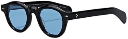 Классические круглые солнцезащитные очки из ацетата 2027 года для мужчин, модные очки с защитой от УФ-излучения UV400 для женщин. Солнцезащитные очки MTZJH, Black-blue
Классические круглые солнцезащитные очки из ацетата 2027 года для мужчин, модные очки с защитой от УФ-излучения UV400 для женщин. Солнцезащитные очки MTZJH, Black-blue