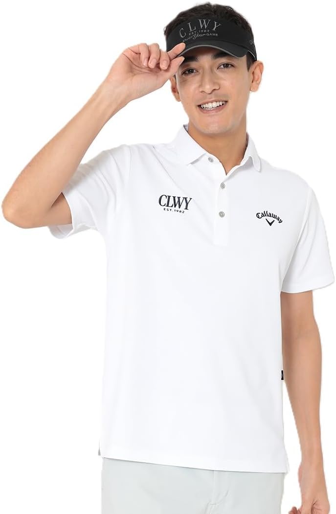 Мужская поло-рубашка Callaway Cool Festa с коротким рукавом, влагоотводящая, быстросохнущая, с защитой от УФ-излучения, для гольфа, C26134100, белый
Мужская поло-рубашка Callaway Cool Festa с коротким рукавом, влагоотводящая, быстросохнущая, с защитой от УФ-излучения, для гольфа, C26134100, белый