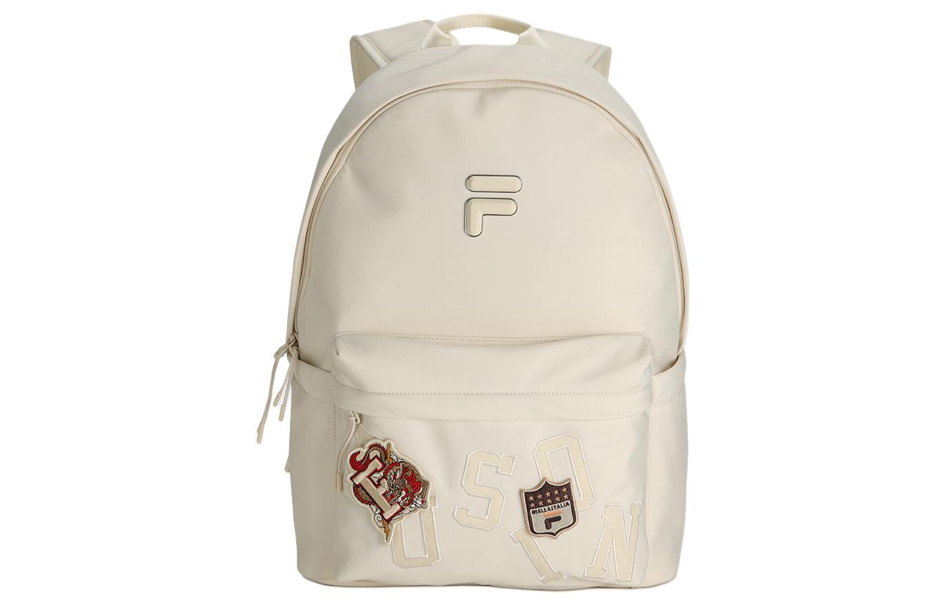 FILA FUSION Тканевый рюкзак Regular Unisex белый, White 
FILA FUSION Тканевый рюкзак Regular Unisex белый, White