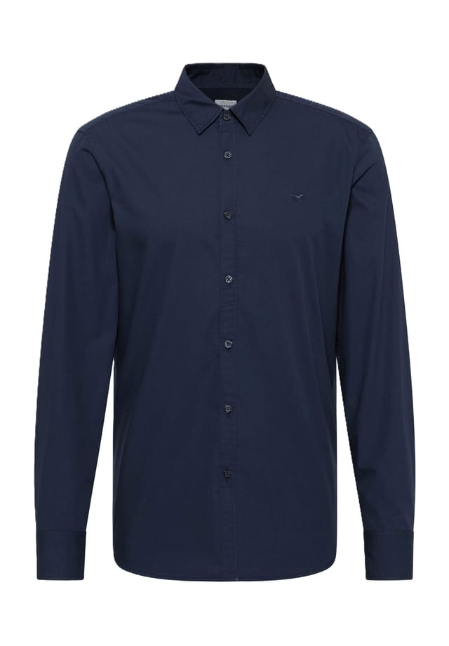 Повседневная рубашка облегающего кроя с длинными рукавами и воротником-стойкой Mustang, цвет 4136 dark sapphir
Повседневная рубашка облегающего кроя с длинными рукавами и воротником-стойкой Mustang, цвет 4136 dark sapphir