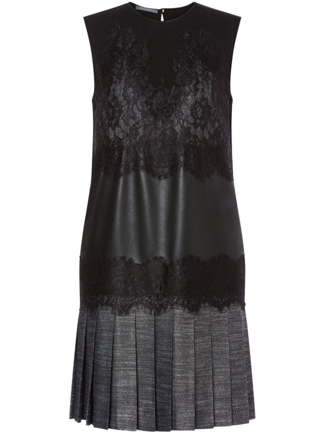 Alberta Ferretti кожаное платье без рукавов, черный
Alberta Ferretti кожаное платье без рукавов, черный