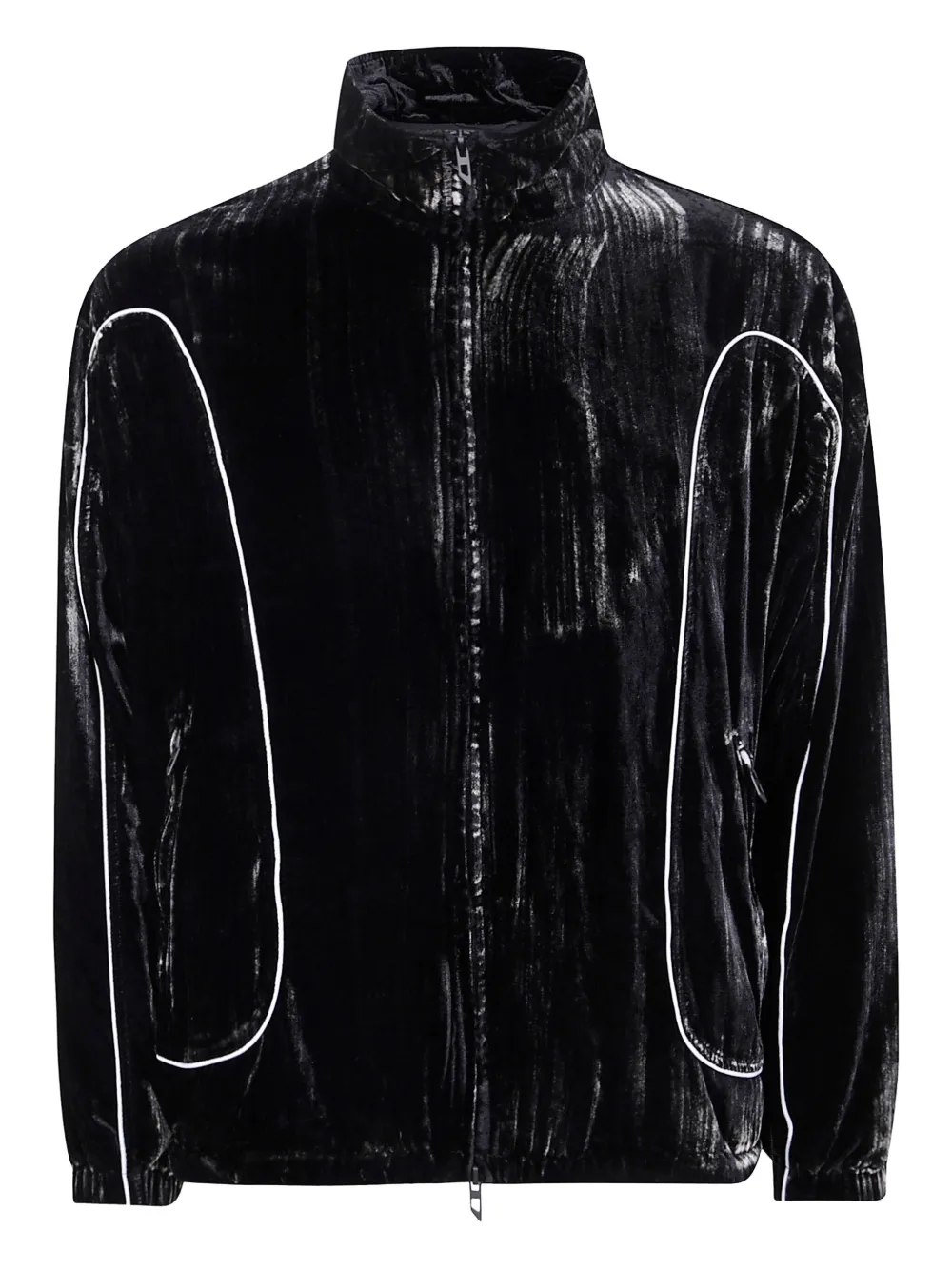 Спортивная куртка из бархата с контрастной окантовкой DIESEL, черный
Спортивная куртка из бархата с контрастной окантовкой DIESEL, черный