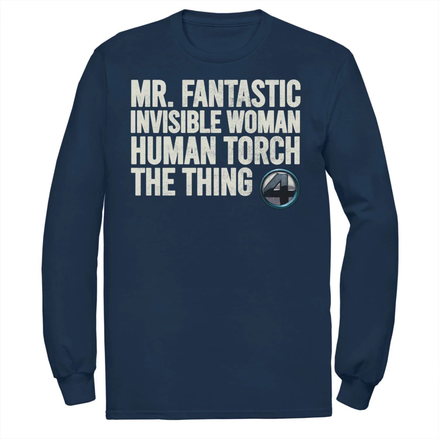 Мужская футболка с названием команды «Фантастическая четверка» Marvel
Мужская футболка с названием команды «Фантастическая четверка» Marvel