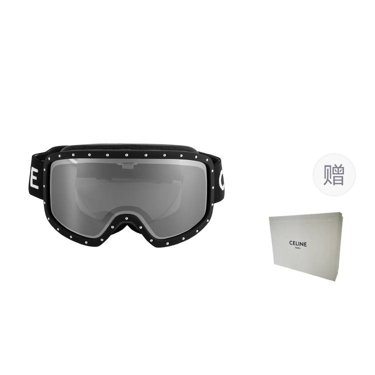 Ветрозащитные унисекс лыжные очки CL40196U CELINE, черный
Ветрозащитные унисекс лыжные очки CL40196U CELINE, черный