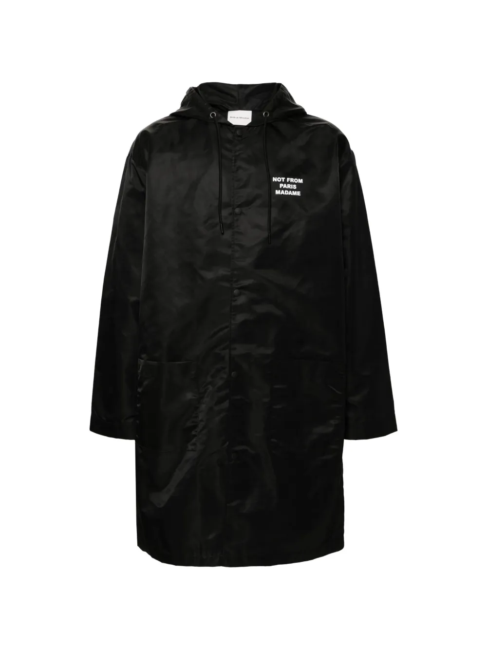 Парка Slogan с капюшоном Drole De Monsieur, черный
Парка Slogan с капюшоном Drole De Monsieur, черный