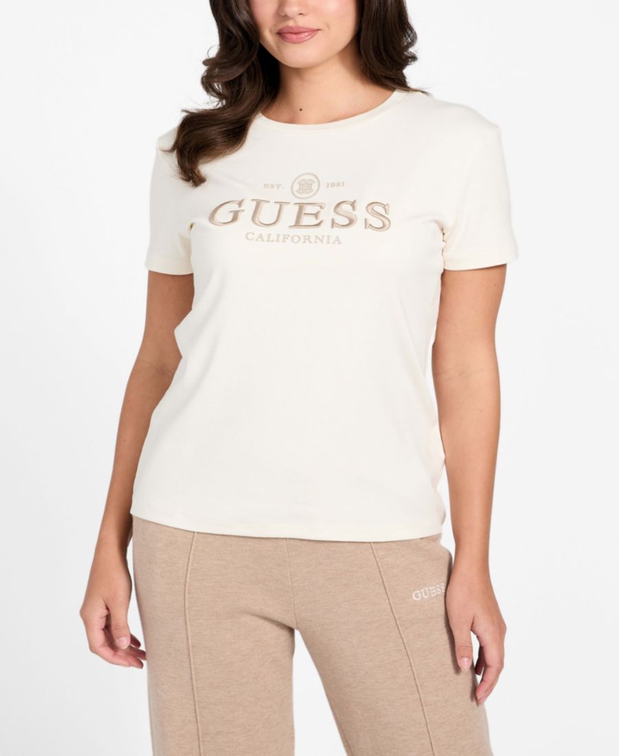 Женская футболка Arabella с круглым вырезом и короткими рукавами GUESS, White Glam, Белый, Женская футболка Arabella с круглым вырезом и короткими рукавами GUESS, White Glam
Женская футболка Arabella с круглым вырезом и короткими рукавами GUESS, White Glam, Белый, Женская футболка Arabella с круглым вырезом и короткими рукавами GUESS, White Glam