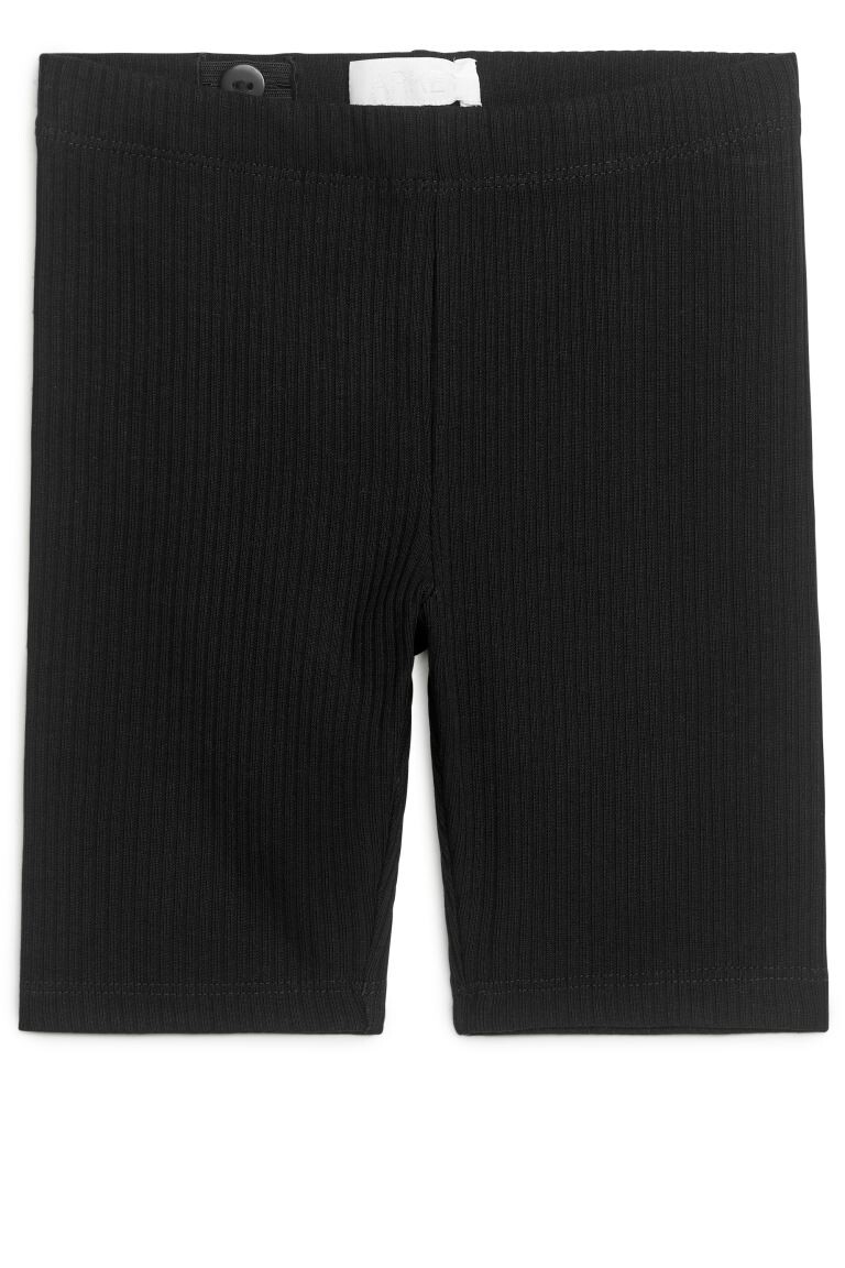 Велосипедные шорты из джерси в рубчик Arket, черный
Велосипедные шорты из джерси в рубчик Arket, черный